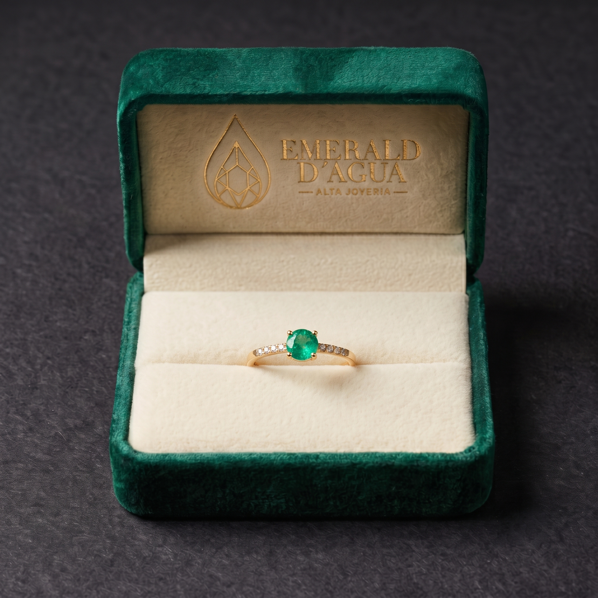 Anillo Aurora Esmeralda