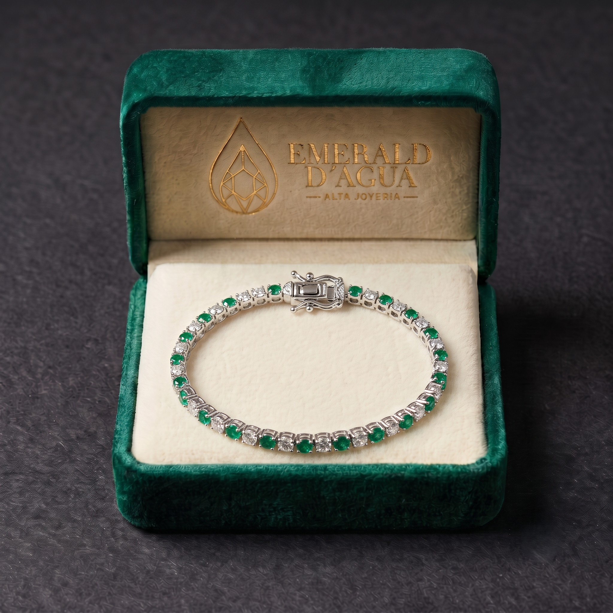 Pulsera Tennis Riviera Blanca