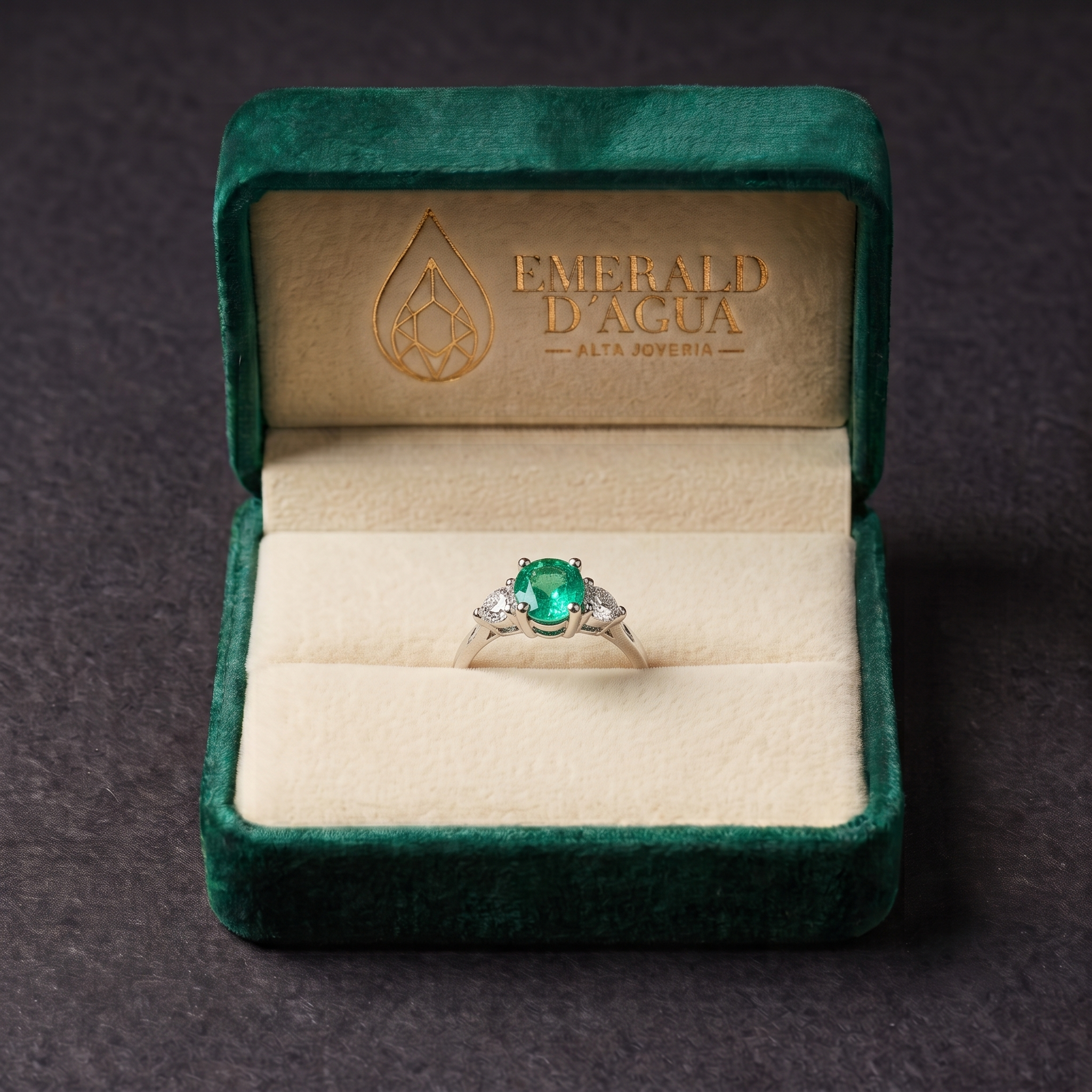 Anillo Majestad Esmeralda