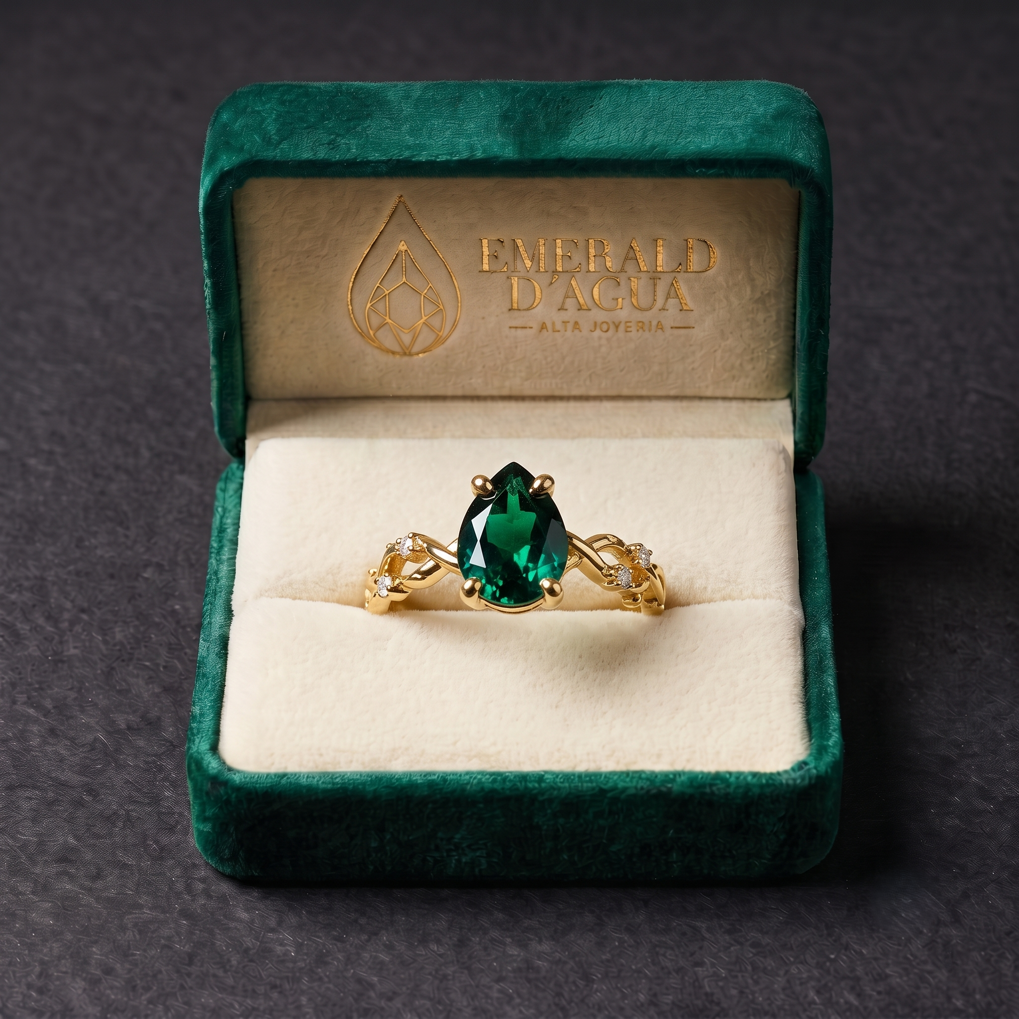 Anillo Esmeralda Imperial